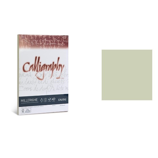 Εικόνα της Φύλλα (50) Α4 200g Ελεφαντόδοντο (02) Calligraphy Millerighe