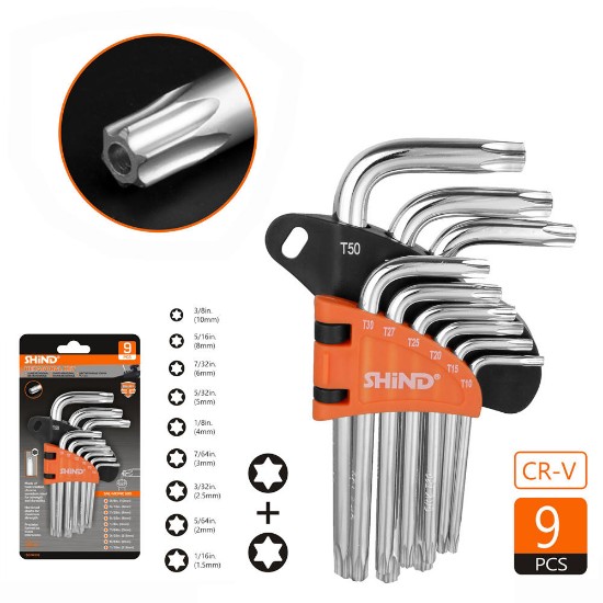 Picture of TORX SET WITH HOLE T10-T50 NEAR