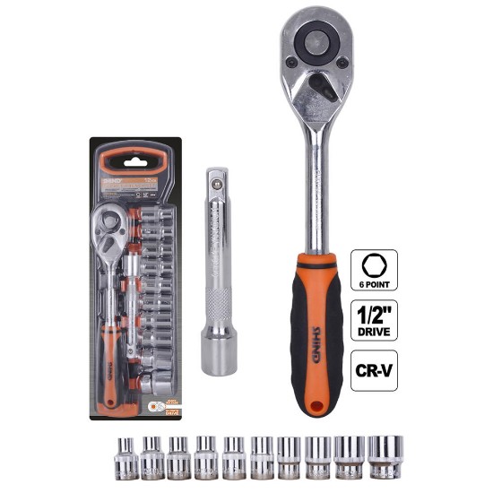 Picture of 1/2'' SOCKET SET 12PCS.