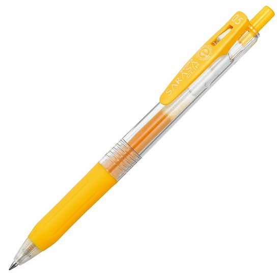Picture of Sarasa Clip Gel Pen 0.5 - Yellow (JJ15-Y)