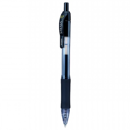 Εικόνα της Gel Sarasa retractable 0.7mm - μαύρης γραφής Στυλό