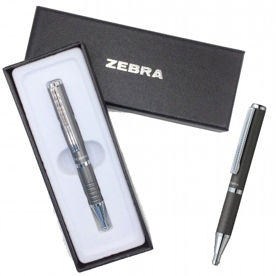 Picture of Ball Pen SL-F1 0.7mm Grey - blue writing