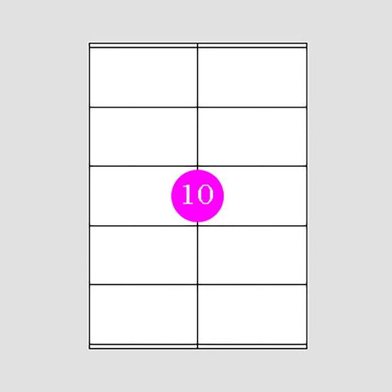 Picture of Adhesive Labels 105x57 [10]