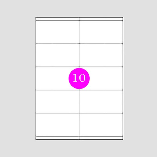 Picture of Adhesive Labels 105x56 [10]