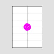 Picture of Adhesive Labels 105x48 [12]