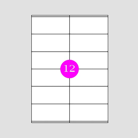 Picture of Adhesive Labels 105x48 [12]