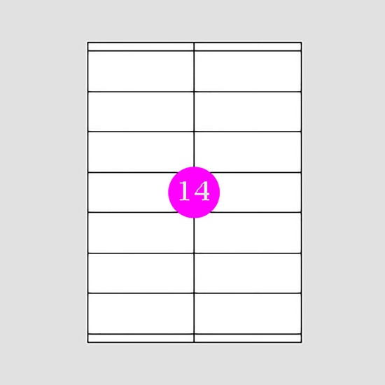 Picture of Adhesive Labels 105x40 [14]