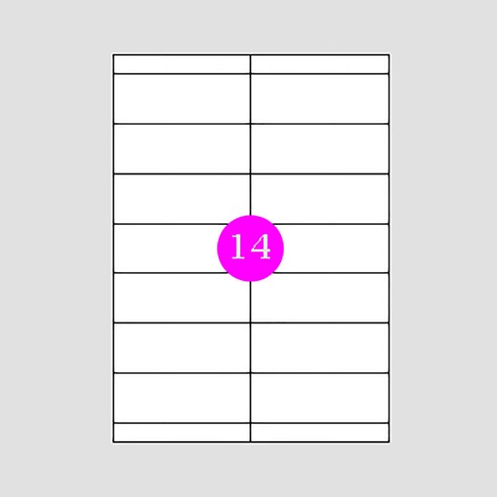 Picture of Adhesive Labels 105x38 [14]