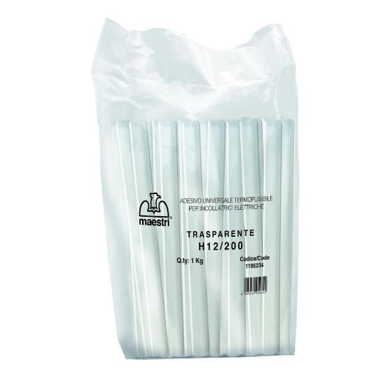 Εικόνα της Η 12 200 Διαφανείς 1kg Ράβδοι Σιλικόνης