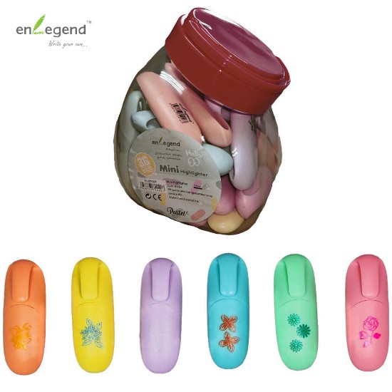 Εικόνα της 36 mini pastel μαρκαδόροι υπογράμμισης