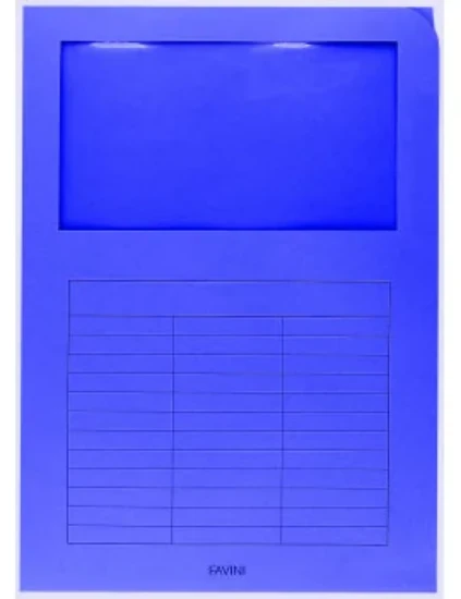 Picture of Envelopes (10) 22x31 windowed 140g Blue (55) LUCE