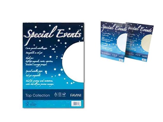 Εικόνα της Φάκελοι (5) 9x14 120g + Κάρτες (5) 250g Λευκοί (01) Special Events