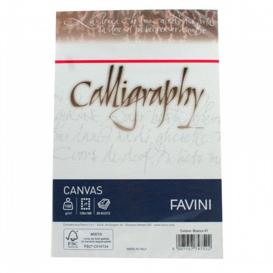 Picture of Envelopes (25) 12x18 100g White (01) Calligraphy Canvas