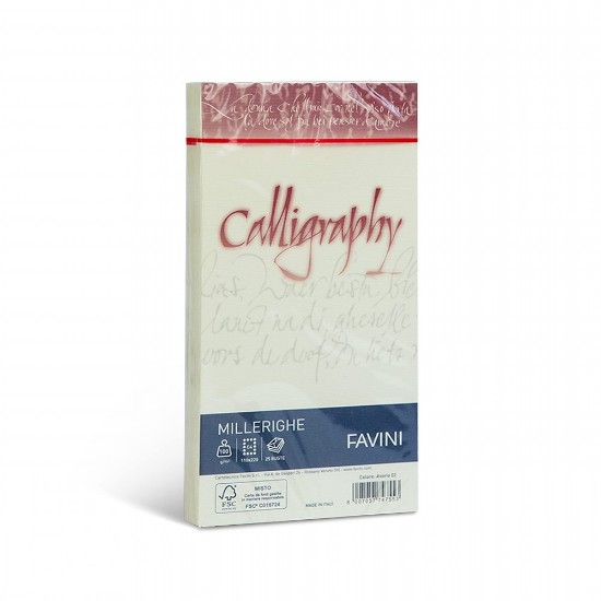 Picture of Envelopes (25) 12x18 100g Ivory (02) Calligraphy Millerighe