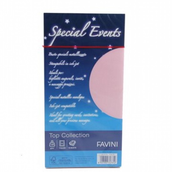 Εικόνα της Φάκελοι (10) 11x22 120g Ροζ (05) Special Events