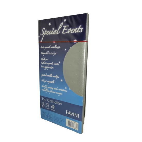 Εικόνα της Φάκελοι (10) 11x22 120g Ασημοί (03) Special Events