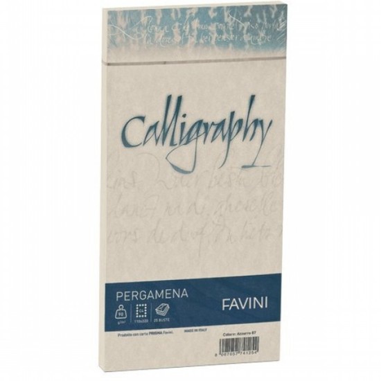 Εικόνα της Φάκελοι (25) 11x22 90g Άμμου (02) Calligraphy Pergamena