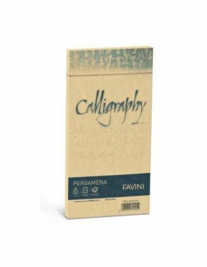 Εικόνα της Φάκελοι (25) 11x22 90g Χρυσοί (03) Calligraphy Pergamena