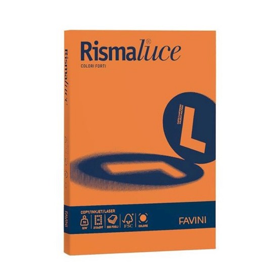 Picture of Sheets (200) A4 140g Orange (56) RISMALUCE