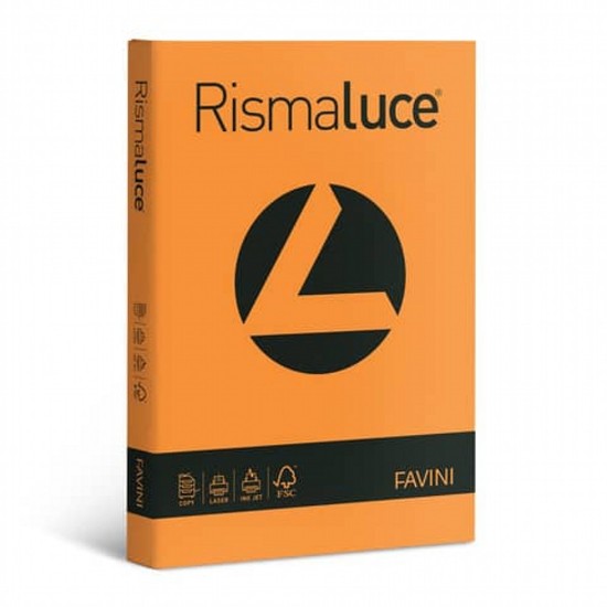 Εικόνα της Φύλλα (200) Α3 140g Πορτοκαλί (56) RISMALUCE