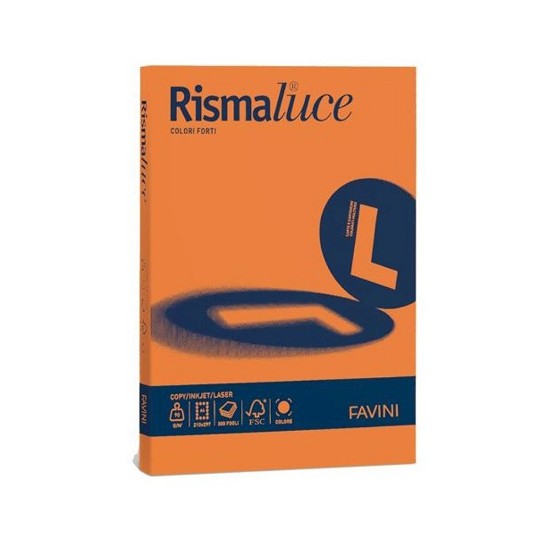 Εικόνα της Φύλλα (125) A4 200g Πορτοκαλί (56) RISMALUCE