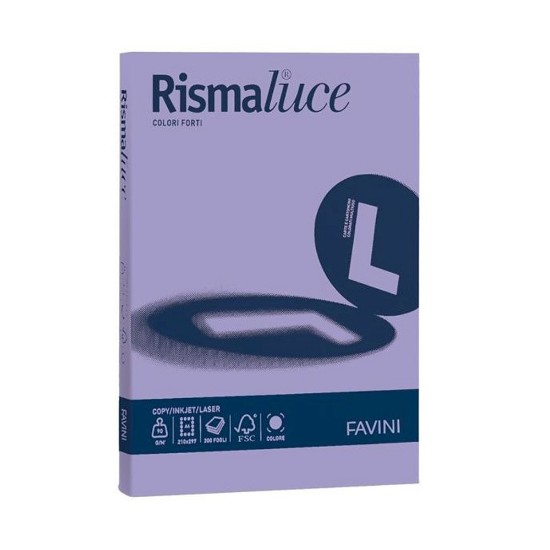 Εικόνα της Φύλλα (125) A4 200g Βιολετί (49) RISMALUCE