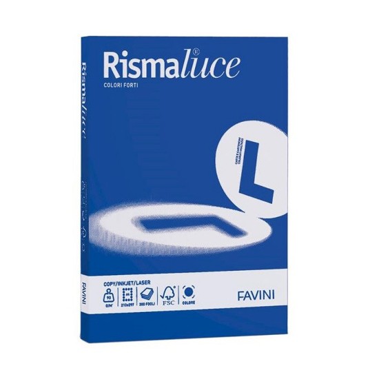 Εικόνα της Φύλλα (125) A4 200g Βαθύ Μπλε (62) RISMALUCE