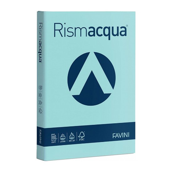 Picture of Sheets (125) A4 200g Light Blue (08) RISMACQUA
