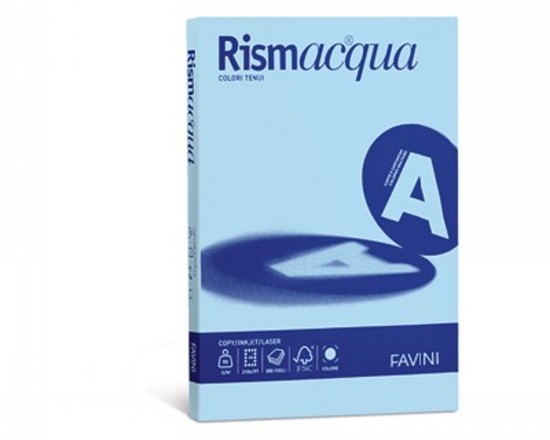Picture of Sheets (125) A3 200g Light Blue (08) RISMACQUA