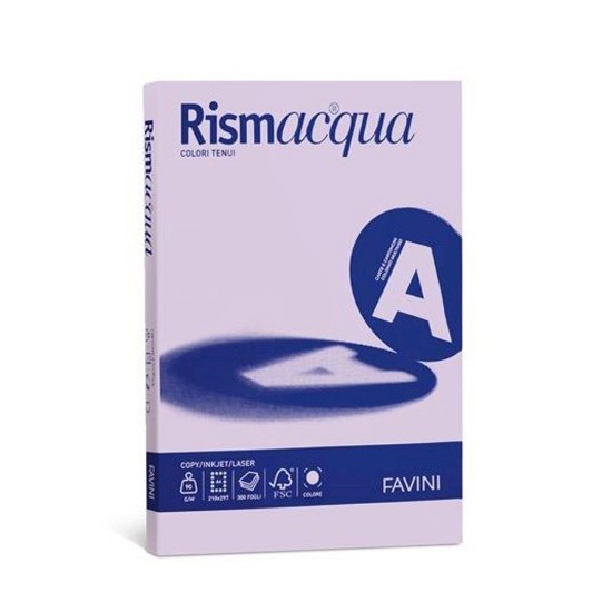 Εικόνα της Φύλλα (50) A4 200g Λιλλά (06) RISMACQUA