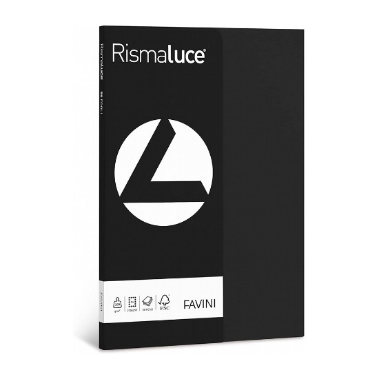 Εικόνα της Φύλλα (50) A4 200g Μαύρο (63) RISMALUCE