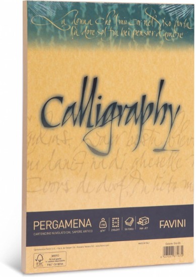 Picture of Sheets (50) Α4 190g Χρυσά (04) Calligraphy Pergamena