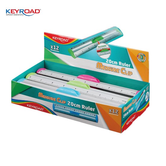 Picture of 12 Aluminum Rulers 20cm. 3 colors