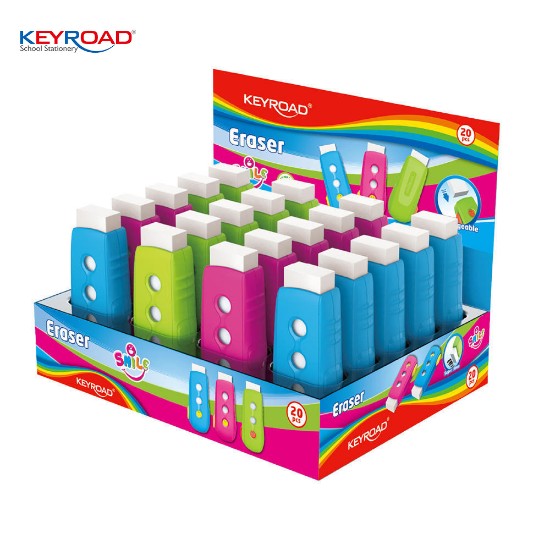 Picture of 20 Smile erasers 3 colors