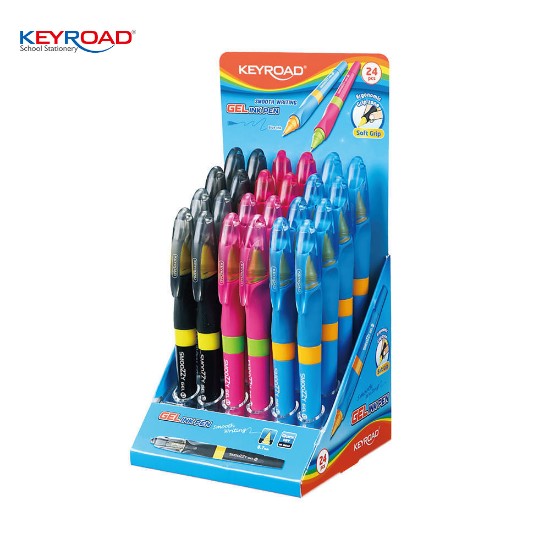 Εικόνα της 24 Gel 0.7mm μπλε στυλό