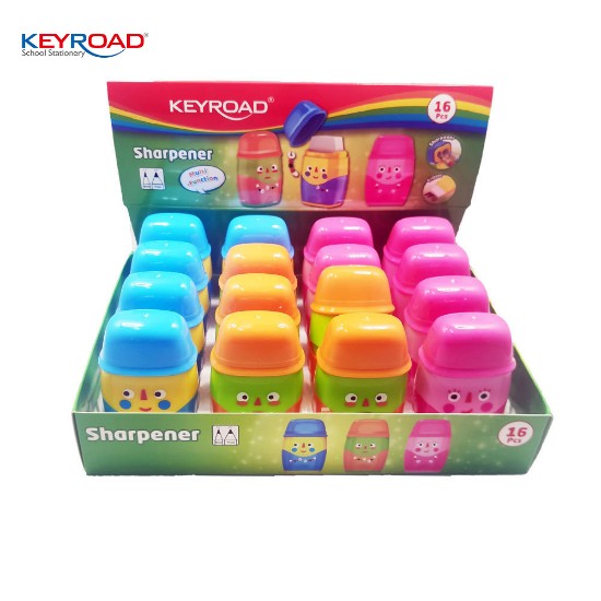 Picture of 16 Two-hole sharpeners with eraser