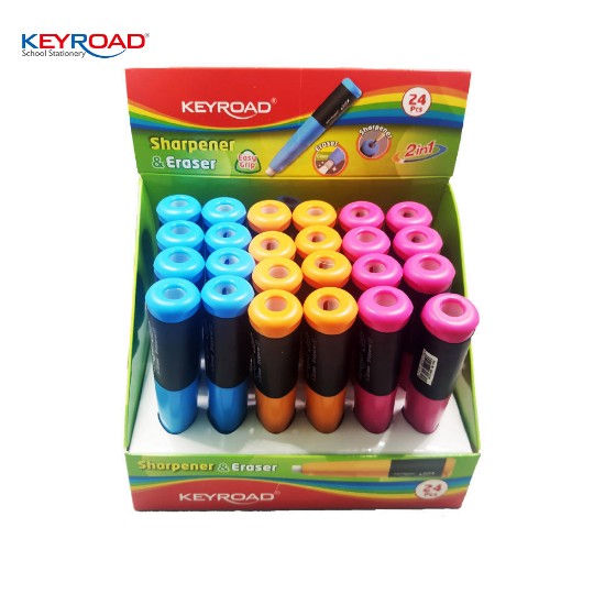 Picture of 24 Single-hole sharpeners with eraser