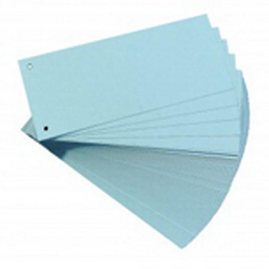 Εικόνα της 100 Χάρτινα Διαχωριστικά 24x10,5, 190g, μπλε