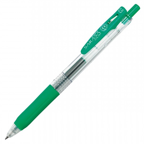 Picture of Sarasa Clip Gel Pen 0.5  Green (JJ15G)
