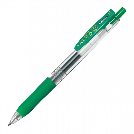 Picture of Sarasa Clip Gel Pen 0.7  Green (JJB15G)
