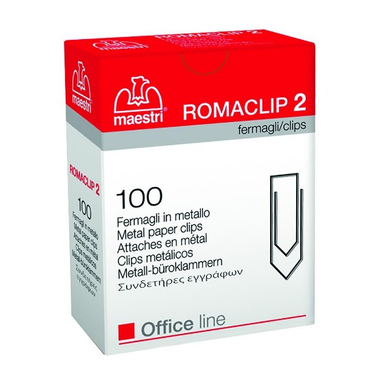 Εικόνα της No.2/100 Romaclip Συνδετήρες Εγγράφων