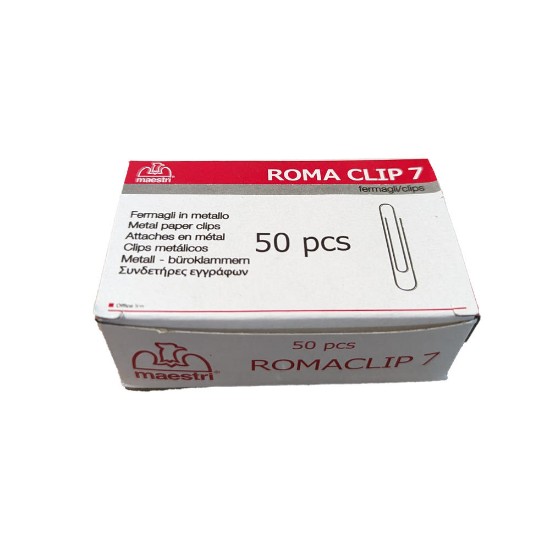 Εικόνα της No.7/50 Romaclip Συνδετήρες Εγγράφων