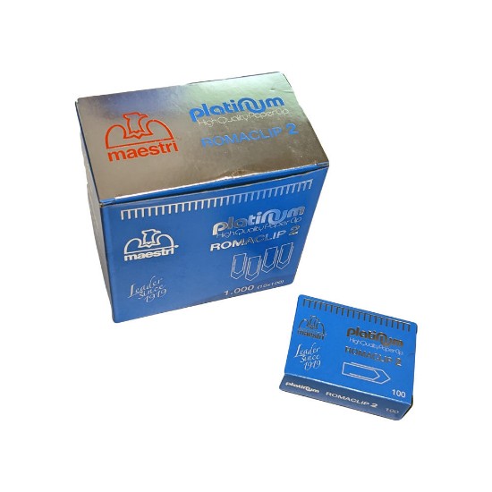 Picture of Paper Clips Platinum clip No.2/100