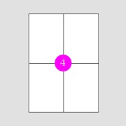 Picture of Adhesive Labels 105x148,5 [4]