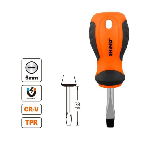 Picture of SCREWDRIVER STRAIGHT DWARF 6x38mm