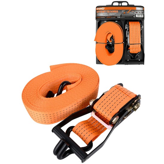 Εικόνα της 10mx50mm-2000/4000kg, Ιμάντας Συσφίξεως με Καστάνια Βαρέος Τύπου