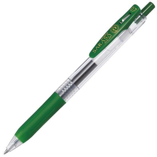 Picture of Sarasa Clip Gel Pen 0.7 - Green (JJB15-VIR)