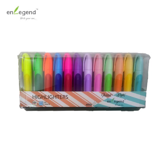 Picture of 12 neon/pastel highlighters
