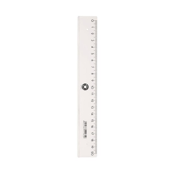 Picture of 20 cm transparent ruler