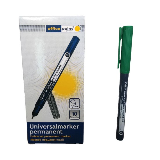 Picture of Universal "S" 0.3 marker, green